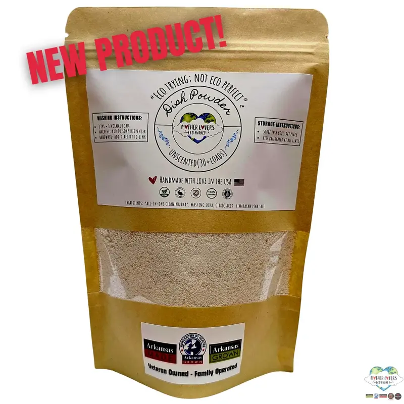 Mother Lovin Ultra Clean Dish Soap Powder – Organic, Plant-Based, Handmade 1