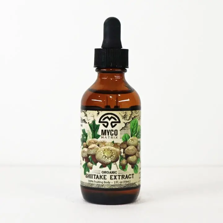 Mycomatrix Shiitake Extract – Circulatory & Immune Dual-Extract Tincture 1