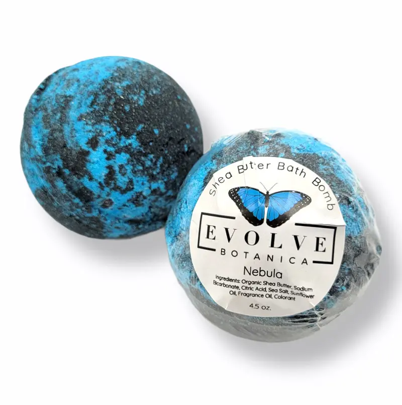 Nebula-Themed Effervescent Bath Bomb 1