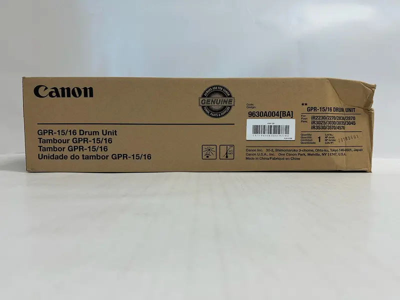 New Oem Canon Ir 2230/2270/2830 Black Drum Unit – Gpr-15/Gpr-16 (9630A004[Ba]) 1