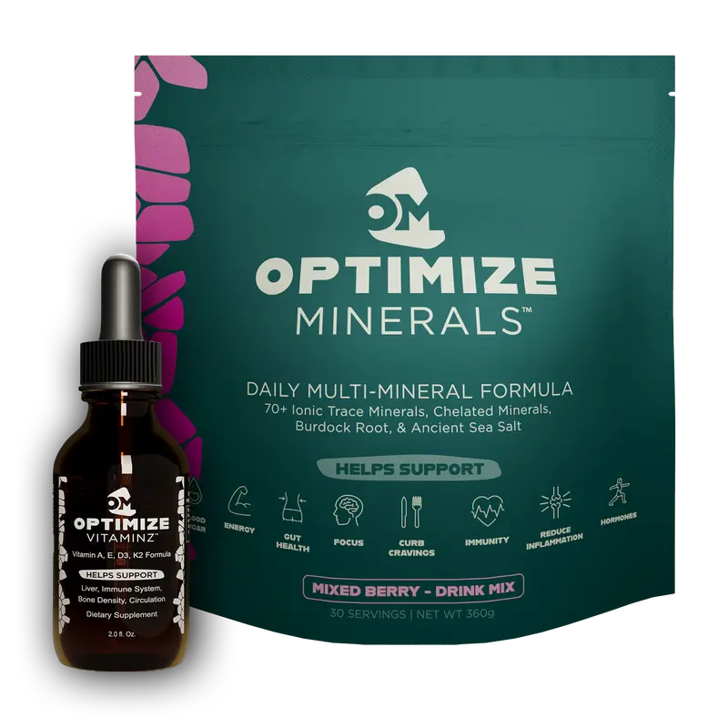 Optimize Minerals & B Vitamins Supplement Bundle 2
