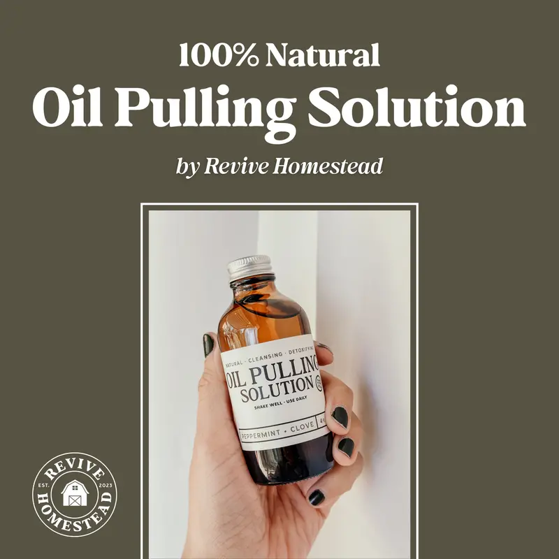 Organic Oil Pulling Solution – Cold-Pressed Coconut Base 1