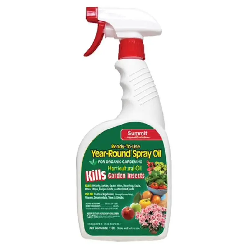 Organic Summit Horticultural Oil Spray – Year-Round Rtu Quart 1