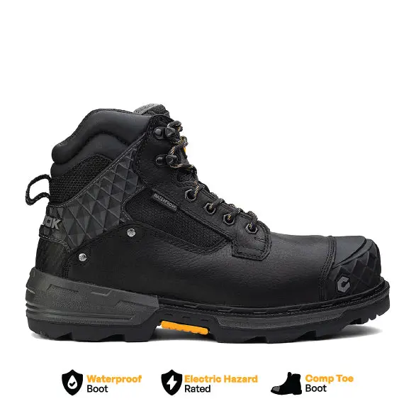Pallet Jack 6-Inch Black Waterproof Composite Toe Work Boot 1