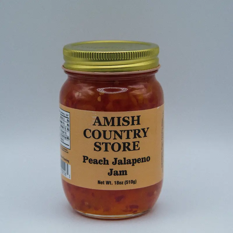 Peach-Jalapeño Fusion Jam – 18 Oz 1