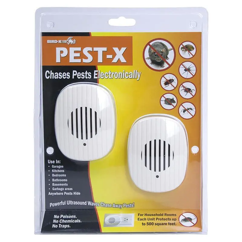 Pest-X Ultrasonic Pest Repeller – 2-Unit Pack 1
