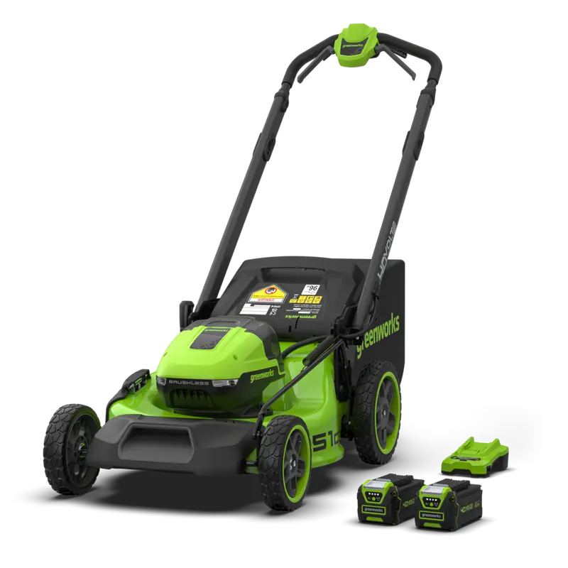 Powerall 40V 51Cm Self-Propelled Lawn Mower Gen Ii With Dual 5Ah Batteries 1