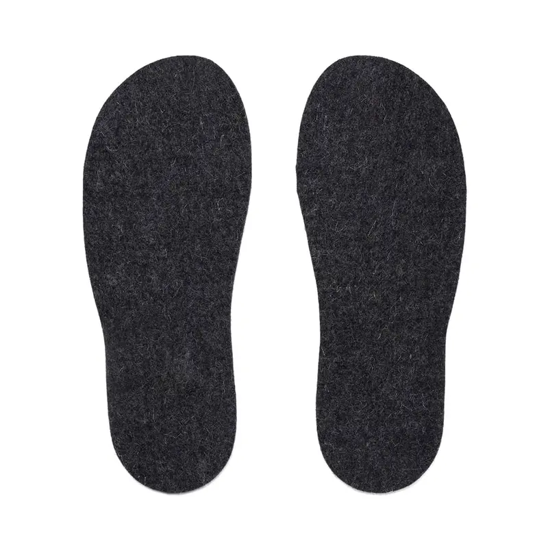 Premium Dark Felt Shoe Insoles For Support And Warmth 1
