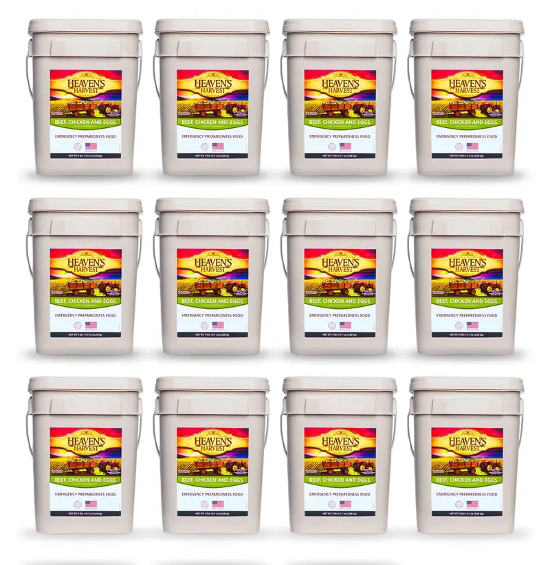 Protein Emergency Food Pack – 12-Can Survival Bundle 1