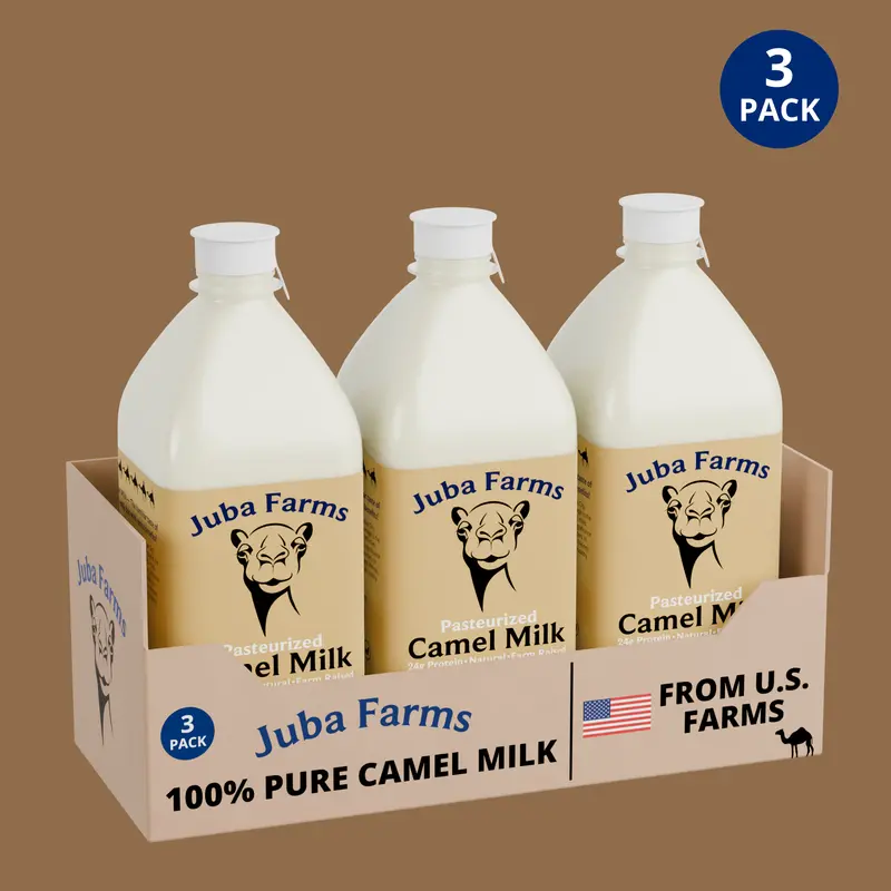 Pure Camel Milk | 1 Liter | Pasteurized, Grass-Fed Source 1