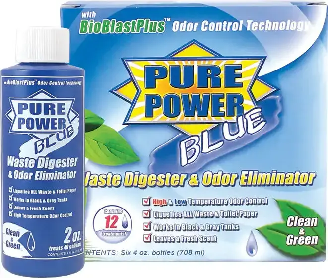 Pure Power Blue Fuel Additive – 6-Pack Bottle Set For Diesel Engine Cleaning And Performance Boost 1