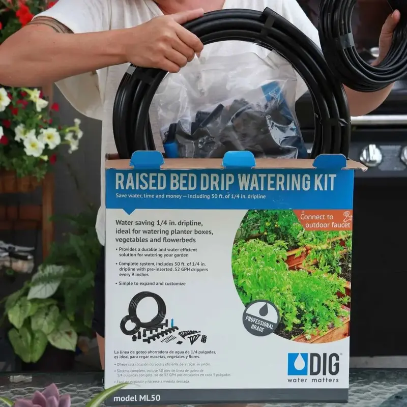 Raised Bed Drip Irrigation Kit 1