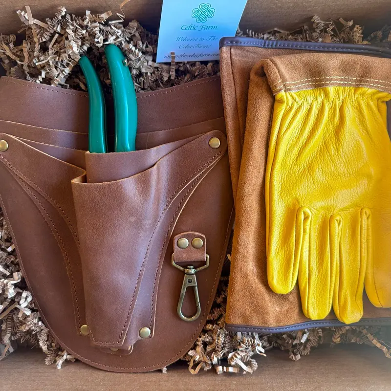 Rose Gardener Gift Set – Gloves, Waist Belt & Precision Pruners 1