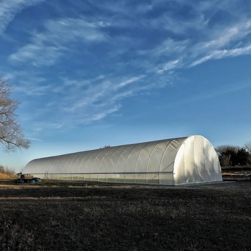Round All-Metal Hoop House Kit 1