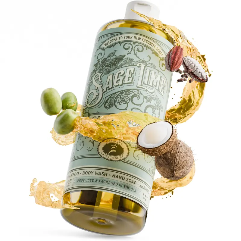 Sage And Lime Infused Castile Soap 1