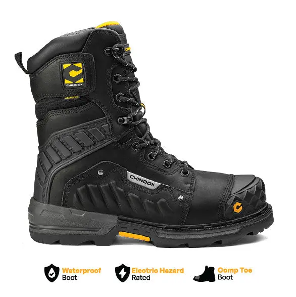 Scorpion 9-Inch Black Composite Toe Waterproof Work Boot 1