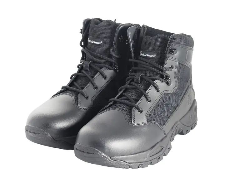 Scout Ventilated Work Boot – 6" Side-Zip With Polishable Toe 1