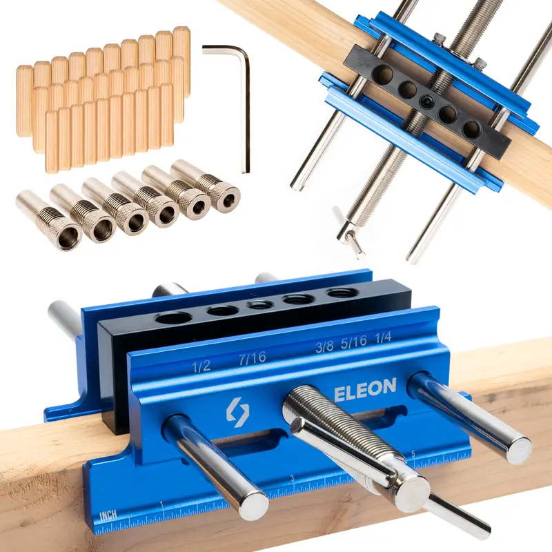 Self-Centering Dowel Hole Jig For Woodworking 1