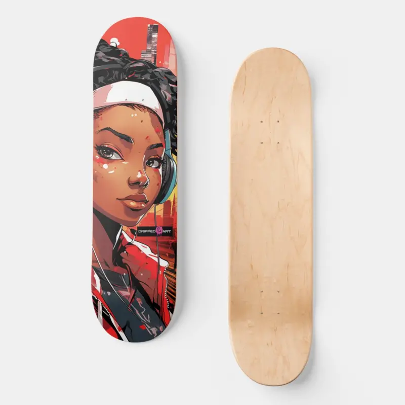 She Slays Empowerment Skateboard Deck 1