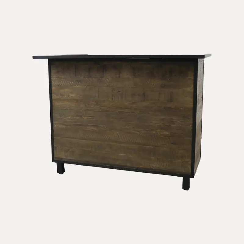 Sierra Reclaimed Wood Reception Desk 1