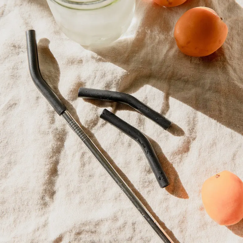 Silicone Straw Protective Tip Set 1