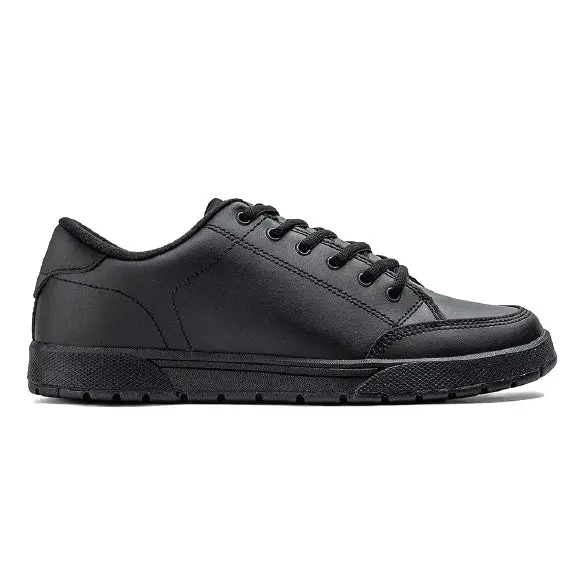 Skater-Style Non-Slip Black Work Shoes For Men 1