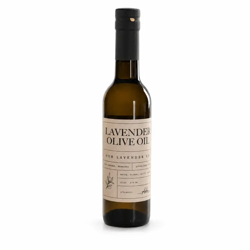 Small-Batch Lavender Olive Oil – 12.7 Oz, Cold-Infused Culinary Grade 1