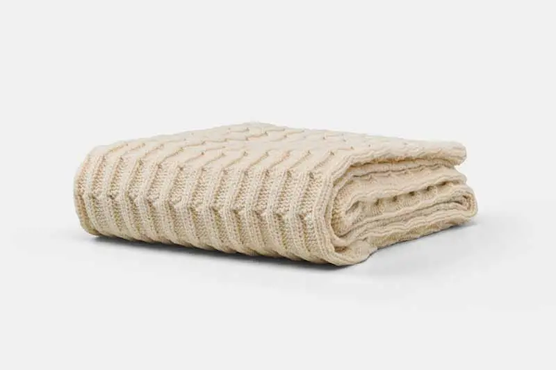 Soft Knitted Cotton Baby Blanket – Hypoallergenic 1