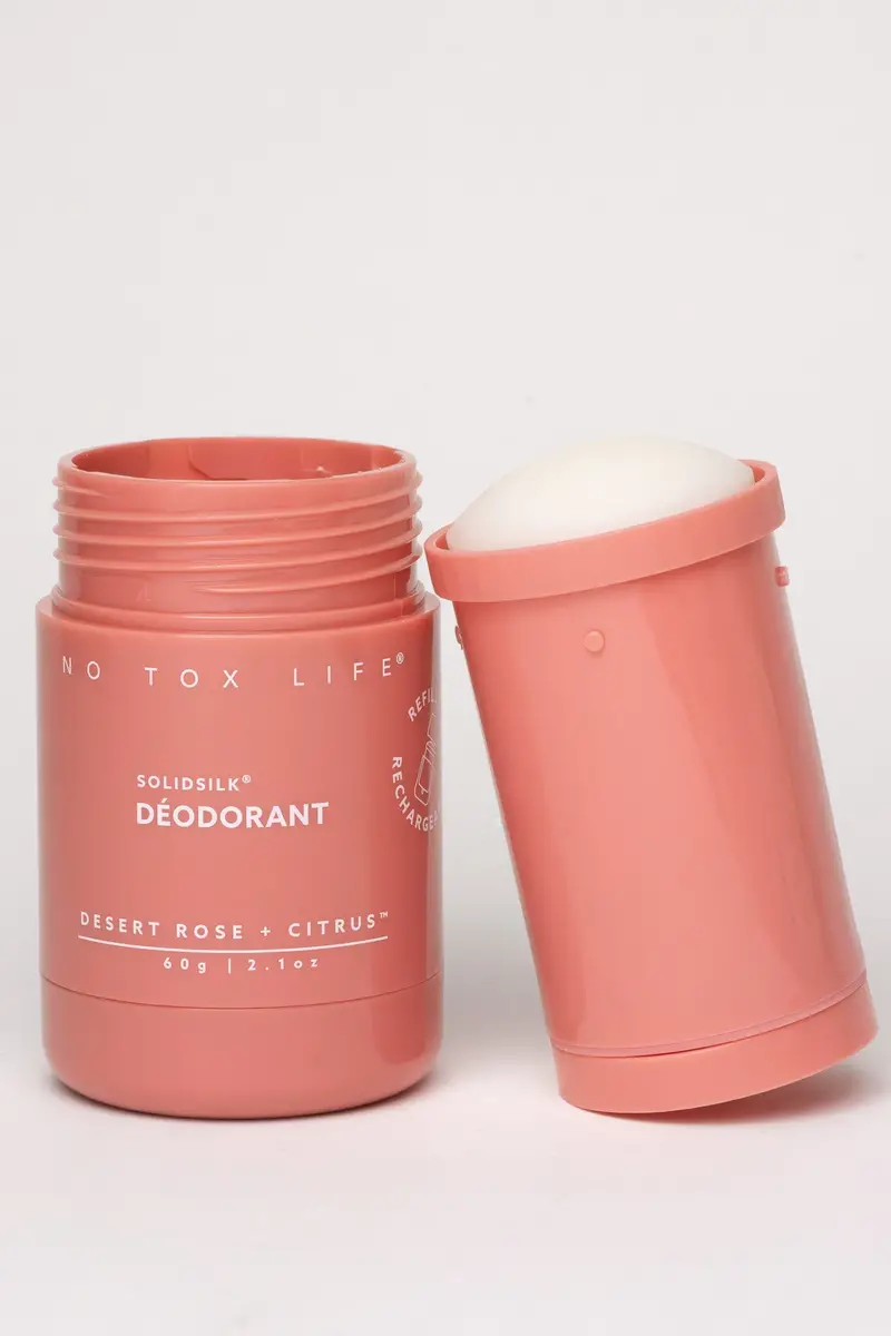 Solidsilk® Desert Rose & Citrus Refillable Deodorant – Long-Lasting Protection 1