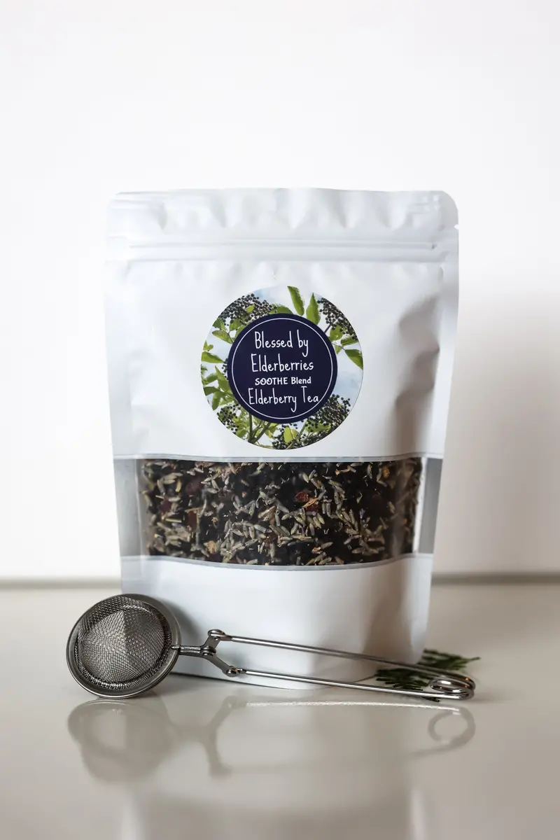 Soothe & Calm Elderberry Tea – Gentle Wellness Infusion 2