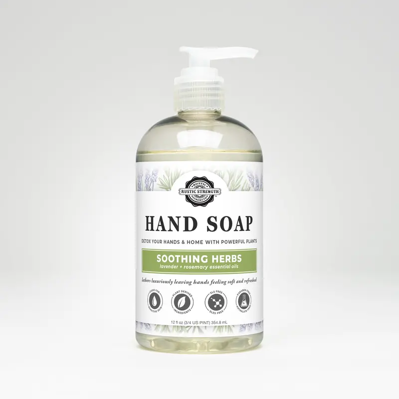 Soothing Herbal Hand Soap – Calendula, Chamomile & Aloe Infused 1