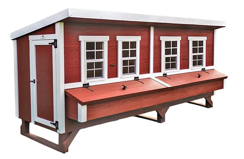 Spacious Jumbo Chicken Coop – Holds Up To 30 Chickens 1