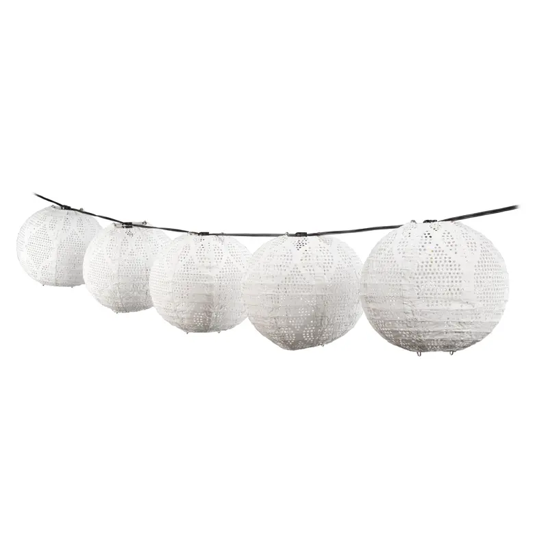 String Light Globe Shades – Pack Of 5, 8-Inch Diameter 1