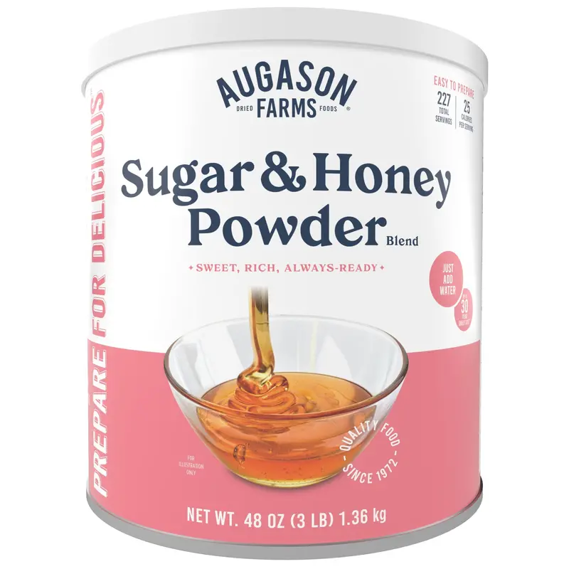 Sugar & Honey Powder Blend – 227 Servings Per Can 1