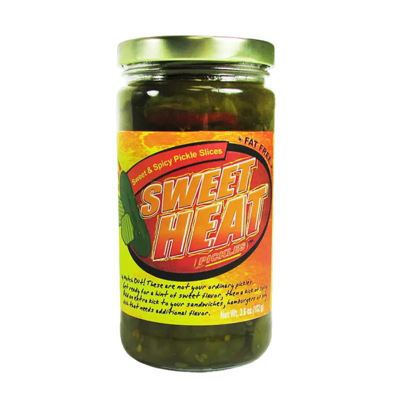 Sweet & Spicy Pickled Baby Cucumbers – 12 Oz Jar, Small-Batch Crafted 1