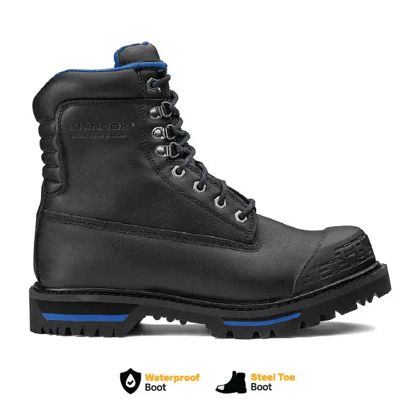 Tarantula 8-Inch Black Steel Toe Waterproof Work Boot 1