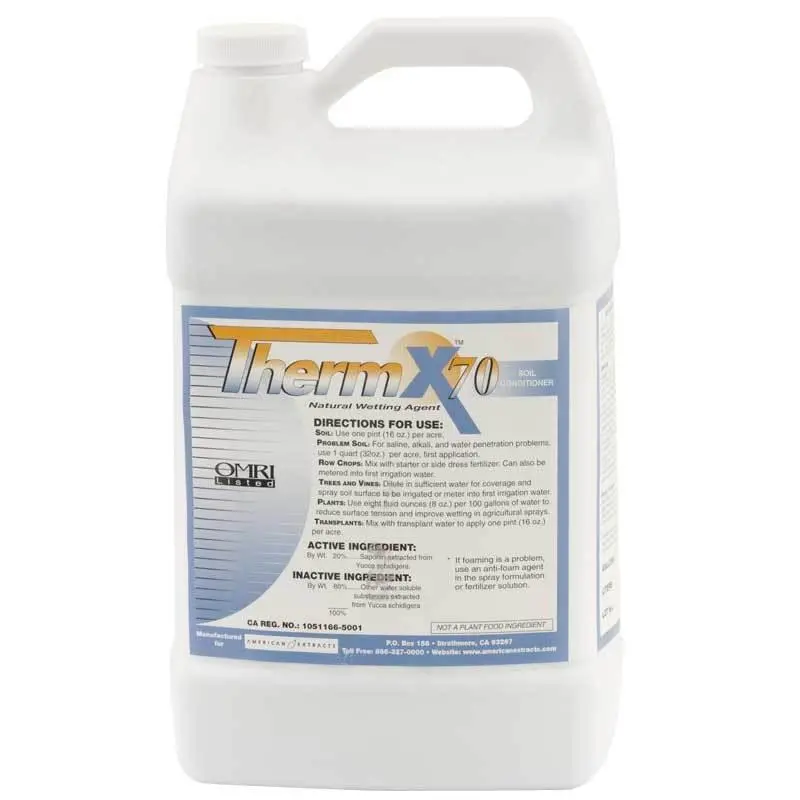 Therm X70 Yucca Extract Surfactant – 1 Gallon 1