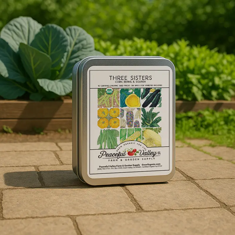 Three Sisters Heirloom Seed Tin Gift Set 1