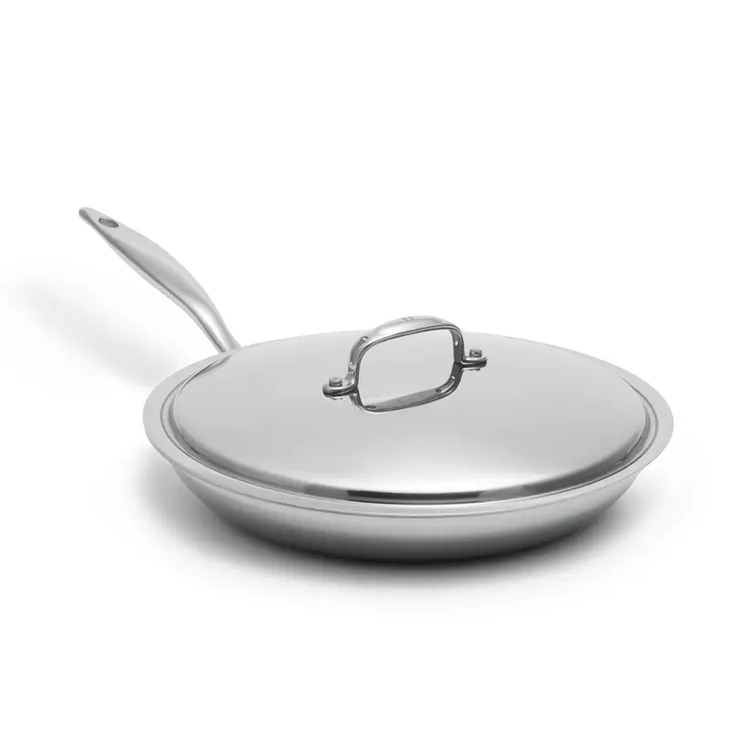 Titanium Series 12-Inch Nonstick Fry Pan With Secure-Fit Lid 1