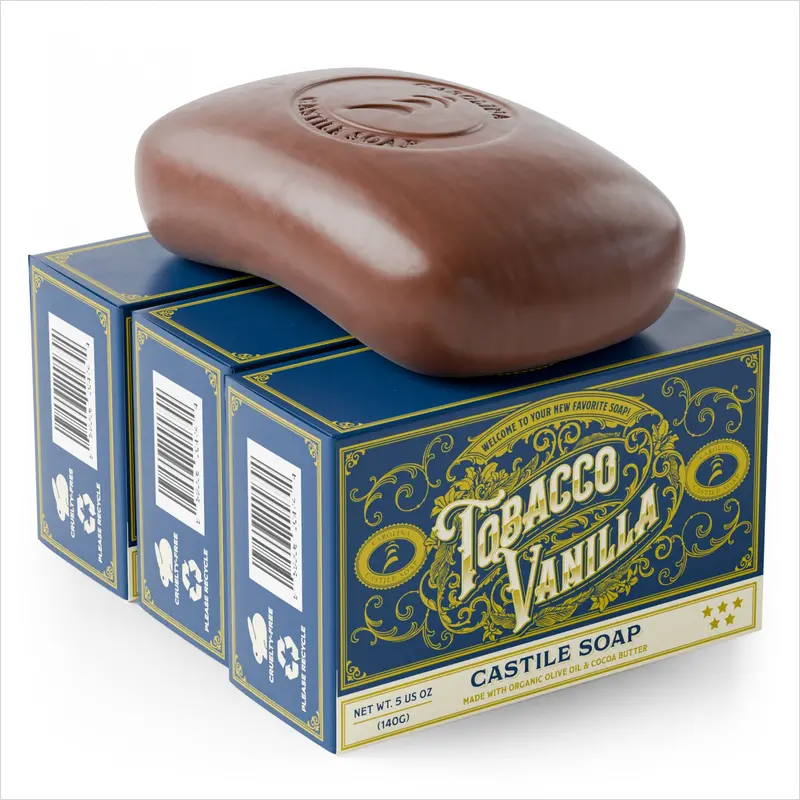 Tobacco Vanilla Castile Bar Soap 1