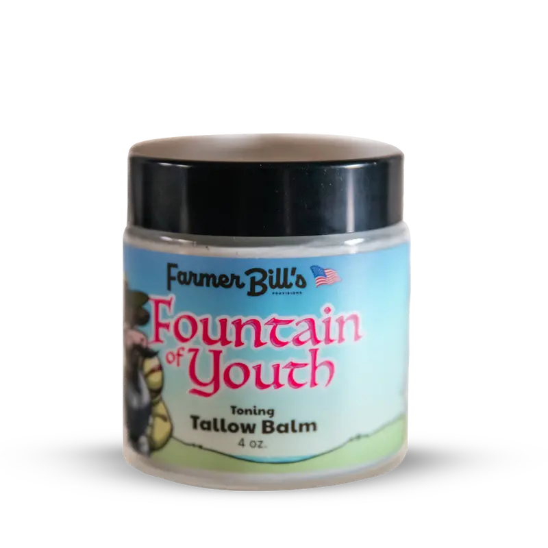 Toning Facial & Body Tallow Balm With Natural Botanicals – 4 Oz 1