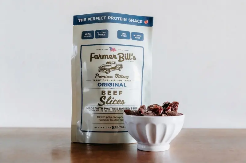 Traditional Original Sliced Beef Biltong (8 Oz) 1