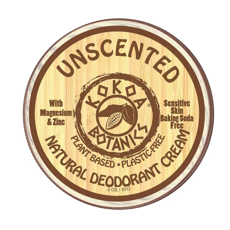 Unscented Natural Deodorant Cream – Baking Soda-Free, 2.5 Oz, Hypoallergenic Formula 1