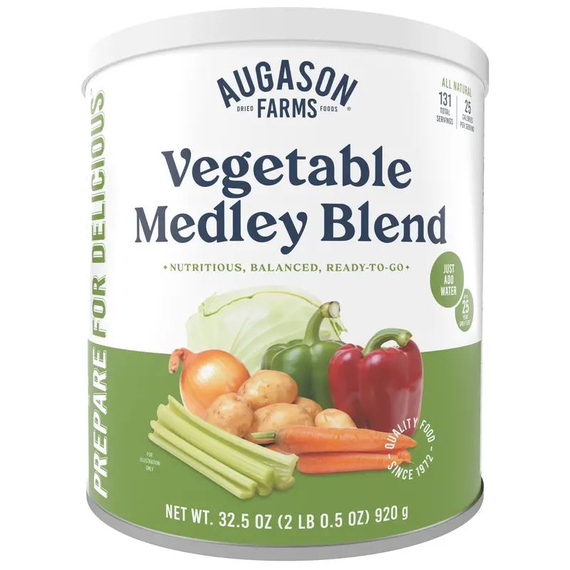 Vegetable Medley Freeze-Dried Meal Kit – 131 Servings 1