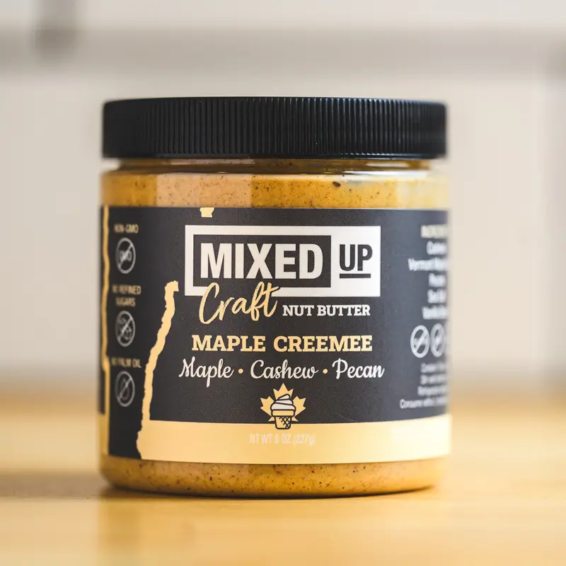 Vermont Maple, Cashew & Pecan Butter With Vanilla Bean – 8 Oz Creamy Nut Spread 1