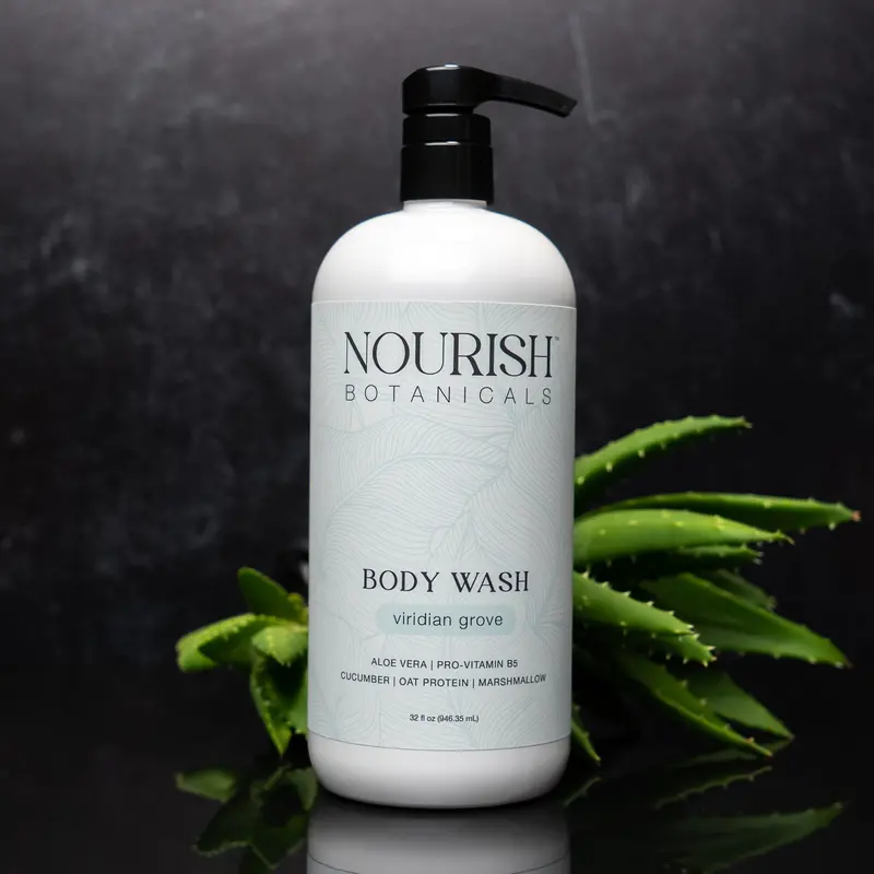 Viridian Grove Aloe Vera Body Wash: Soothing, Skin-Calming Cleanser With Organic Aloe Juice 3