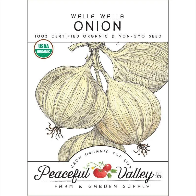Walla Walla Sweet Onion Seeds – Organic 1