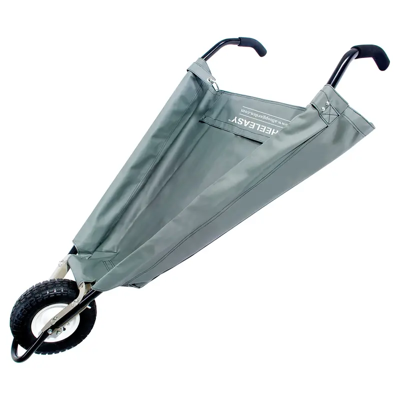 Wheeleasy Compact Foldable Garden Wheelbarrow Cart 1