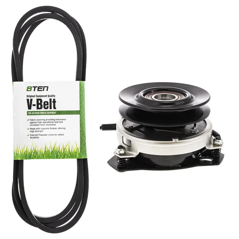White Outdoor & Cub Cadet Mk1006352 Electric Pto Clutch And Belt Replacement 1