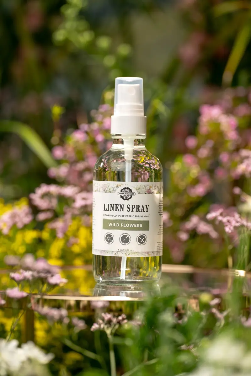 Wild Flowers Linen Spray: Light, Refreshing Mist For Fabrics, Bedding, And Upholstery 1